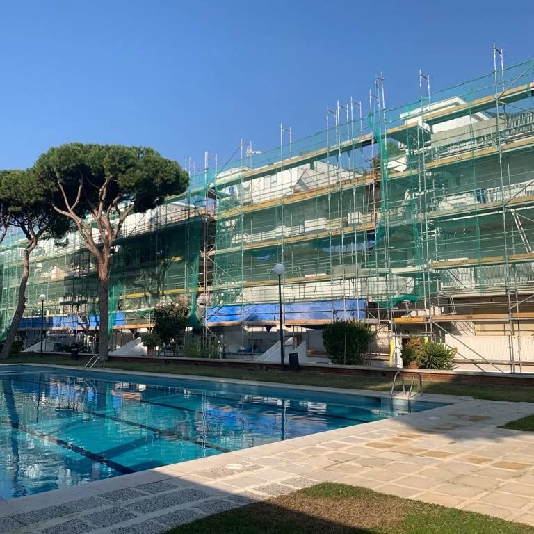 Andamios obra profesional